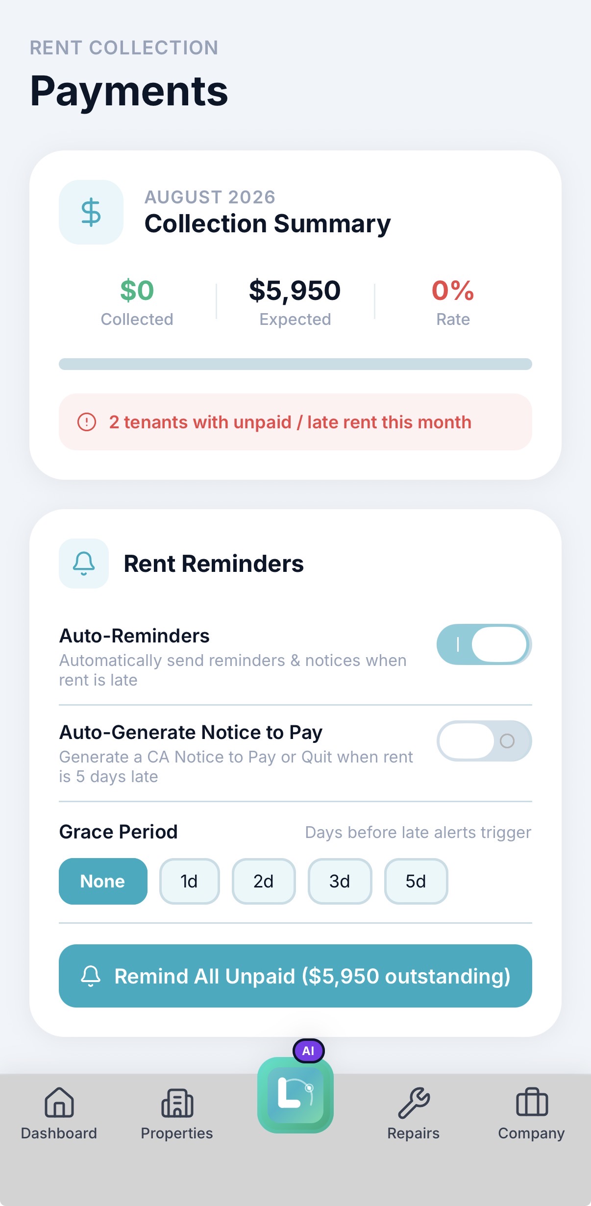 Rent Collection